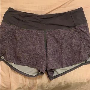 Gray lululemon shorts